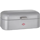 Wesco Grandy Broodtrommel | 10 Liter - Maat L | Metaal - Grijs | Keukenopslag
