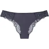 Triumph Slip ' Wild Peony Florale Brazilian ' donkergrijs