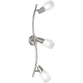TRIO Plafondlamp Colmar 3-lichts nikkel mat