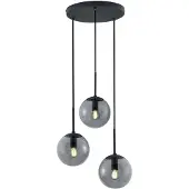 TRIO Hanglamp BALINI - Antraciet - excl. 3x E14 · max. 28W