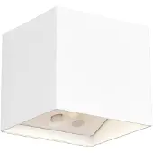 RL LIVE YOUR LIGHT REALITY GENIE - Wandlamp - Wit mat - incl. 2x SMD 1 W - Bewegingssensor - USB-aansluiting - Verlichting omhoog en omlaag - Wandmontage - Oplaadbaar - RL NOW - Buitenverlichting - IP44