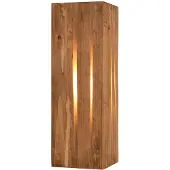 TRIO Wandlamp Karuni, dimbaar, hout licht, Woon-/ Eetkamer, Hout, Wandlamp hout