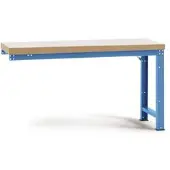 Manuflex aanbouw-werkbank Profi standaard, tafelblad kunststof, 1250 x 700 mm, lichtblauw