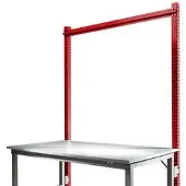 Manuflex Opbouwframe, Basistafel SPECIAAL werktafel-/werkbanksysteem UNIVERSAL/PROFI, 2000 mm, robijnrood