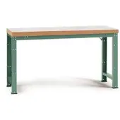 Manuflex werkbank Profi standaard, Tafelblad kunststof B 1750 x D 700, waterblauw