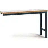 Manuflex aanbouw-werkbank Profi speciaal, tafelblad kunststof, 1250 x 700 mm, antraciet