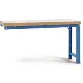 Manuflex aanbouw-werkbank Profi standaard, tafelblad kunststof, 1750 x 700 mm, briljantblauw