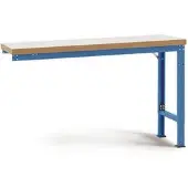 Manuflex aanbouw-werkbank Profi speciaal, tafelblad kunststof, 2000 x 700 mm, briljantblauw