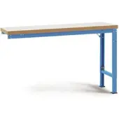 Manuflex aanbouw-werkbank Profi speciaal, tafelblad kunststof, 2000 x 700 mm, lichtblauw