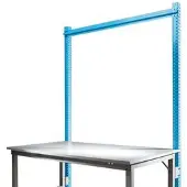 Manuflex Opbouwframe, Basistafel SPECIAAL werktafel-/werkbanksysteem UNIVERSAL/PROFI, 2000 mm, lichtblauw