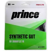 Prince Synthetic Gut Duraflex 12m-1.30mm-zwart