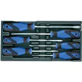 Gedore 1500 ES-2150 PZ 3-C Schroevendraaier-set In 1/3 Gereedschapsmodule