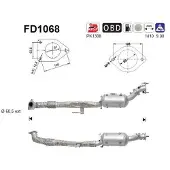 As FD1068 Roetfilter (DPF)