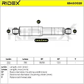RIDEX 854S0028 Schokdemper