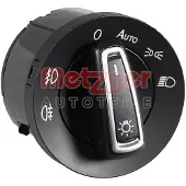 METZGER Lichtschakelaar, hoofdschakelaar, artikelnummer 09161012, geschikt voor:* VW Polo (hatchback, model 6R1, 6C1)* SEAT Leon ST (model 5F8)