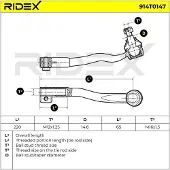 RIDEX 914T0147 Stuurkogel