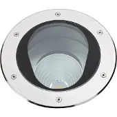 ALBERT LEUCHTEN Grondspot inbouwlamp Titus 32W - draaibaar, alu / grijs / zink, Aluminium, LED inbouwspot