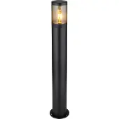 Globo Lighting Tuinverlichting, BUITENARMATUUR ROESTVRIJ STAAL ZWART, 1XE27 (E27, IP44)