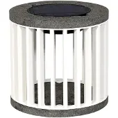 LES JARDINS Halo Solar Lamp White