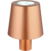 Globo RGB LED tafellamp oplaadbare fles lamp top flessenhals decoratieve lamp touch, USB, goudkleurig, 1W koel wit, DxH 10,5x14 cm