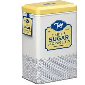 Tala - Bewaarblik Caster Sugar, 1950's, Geel/Grijs - Tala