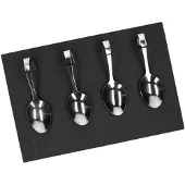 Cosy & Trendy Amuse serveerplank 30 cm met lepels 13 cm