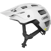 ABUS Fietshelm MODROP MIPS shiny white L - 57-61 cm - wit - Geschikt voor gebruik op mountainbikes - 390 g