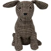 Newport Deurstopper Hond zit ruit 21x16x26 cm