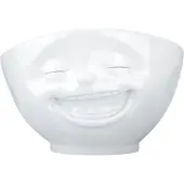 Tassen serie witte porseleine kom met lachend gezichtje Bowl 1000ml - Laughing