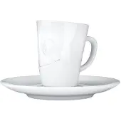 Fiftyeight Products espresso kop en schotel 80 ml met lekker gezicht