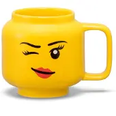 LEGO - Keramische Mok Hoofd Winky 255 ml - Aardewerk - Geel
