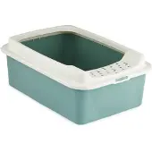 Rotho kattenbak Eco Bonnie, M maretak groen/wit kat