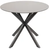 Coppens Crest tuintafel 90 cm rond antraciet - |