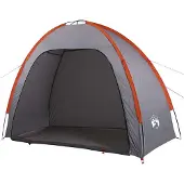 vidaXL Opbergtent waterdicht grijs en oranje