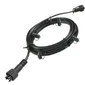 Garden Lights 12V | 10m hoofdkabel met 4 aansluitingen (SPT-1W)