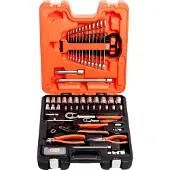 Bahco steeksleutels set, mix van 1/4" en 1/2", 81-delig, model S81MIX