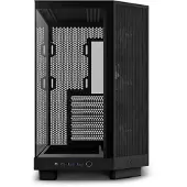NZXT PC-behuizing H6 FLOW Mid-tower Zwart RGB met zijpaneel van gehard glas