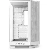 NZXT Midden-toren behuizing - - CC-H61FW-R1 - H6 Flow RGB - Dubbele kamer - Inclusief RGB ventilatoren - Wit