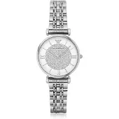 Emporio Armani AR1925 T-Bar roestvrij staal dames horloge