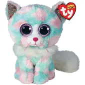 TY 36376 Pluche knuffel, Beanie Boos - Kat Opal, 15 cm