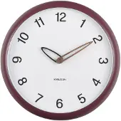 Karlsson Bella Wandklok | Ø30cm | Dark mauve