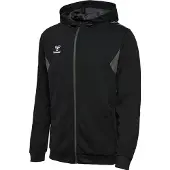 Hummel Sportsweatvest 'Authentic' grijs / zwart / wit