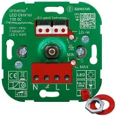Ehmann 5500x0000 Universele dimmer Geschikt voor lampen: LED-lamp, Halogeenlamp, Gloeilamp, Filament-LEDs, LED-driver