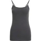 We fashion Top donkergrijs