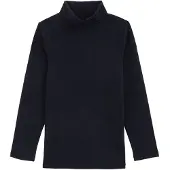 We fashion - Jongens T-shirt met col van katoenmix - Regular fit - Donkerblauw - Katoen - Maat: 170/176