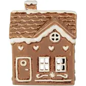 Ib Laursen - keramieken huisje - waxinelichthouder - kersthuisje peperkoek