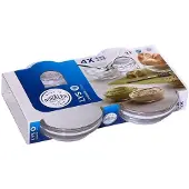 Duralex GIGOGNE transparante schaal voor sauzen en dips 35 ml - set van 4