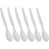 Metaltex - Eierlepels - Set van 6 stuks - Wit - Kunststof
