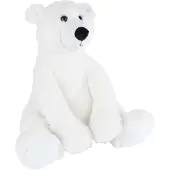 Van Manen Veenendaal Knuffel pluche ijsbeer zittend 33cm - zachte knuffel speelgoed.
