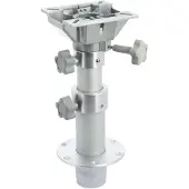 VETUS 3 Stage Gas Rise Swivel/stowable Table Pedestal 320-690 Mm Zilver